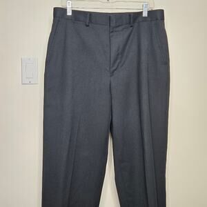 J FERRAR Classic Black Dress Pants